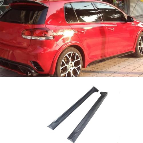 THOMIX Auto Seitenschweller für VW Golf 6 2010-2013, Seitenschweller Splitter Lip Winglet Diffusor, Auto Seitenrock, Trittbretter Seitenschweller, Auto Zubehör