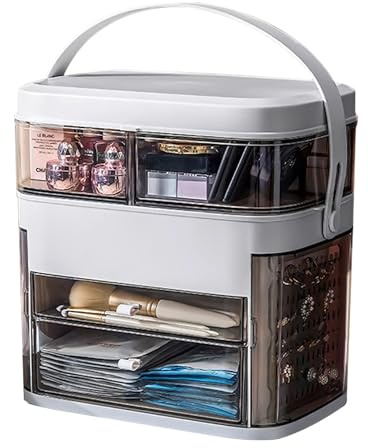 Keyacht Organizador de Cosméticos de Maquillaje Skincare Organizer Organizador de vanidad multiusos para tocador Caja Maquillaje para el Tocador o el Baño