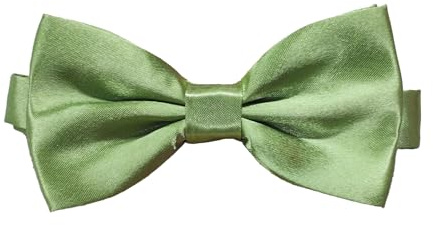 MAIANY Papillon Per Uomo, Papillon Classico Monocromatico, Verde Clair, Adatto Per Matrimoni, Feste, Regali Di Compleanno, Bambini E Ragazzi