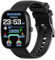 Atlanta Fitnesstracker mit Herzfrequenz Puls Blutdruck Telefon Freisprechen Schlaf Schritte Farbdisplay Smartwatch Armband Uhr - 9728/7 (Schwarz)