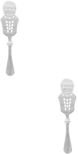 OKUMEYR 2pcs Decorative Absinthe Spoon Metal Dripper Bar Supply Set for Filter