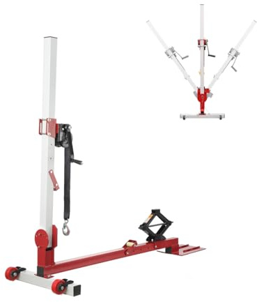 QWEXOB Auto Dellen Reparatur Werkzeug Zugturm Pulling Tower 40-120cm | Car Dent Repair Tool Dellenzieher Ausrüstung, Dellenentfernungs Werkzeug Auto Karosserie Blechreparaturwerkzeug