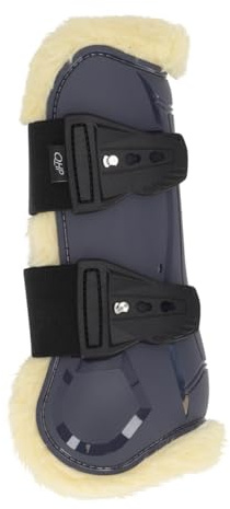 ARBO-INOX Gamaschen Soft mit Schnellverschluss und Airflow-Neoprenfutter anatomisch geformt (Navy, Full WARMBLUT)