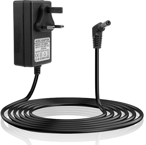 28.8V Replacement Charger for Shark Hoover 25.2V Battery Cordless Vacuum IZ201UK IZ202UK IZ202UKT IZ201UKT IZ103UKGB IR100 IR200 IF130 IF200 IF250 X40 F80 DuoClean Power Adapter with 5.5x2.1mm Plug