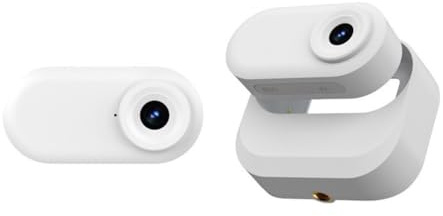 FUANA Caméra d'action HD 2,7 K : portable, grand angle, charge magnétique, matériau ABS, pour les aventures en plein air, noir et blanc