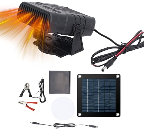 Coop Heater – ABS, 8.27x8.27in Coop Solar Portable Design | Overheating-Proof Eco-Friendly Greenhouse & Pet Warmer, Solar Panel Heater Set For Chicken Coops, Small Animal Shelters, Greenhouses