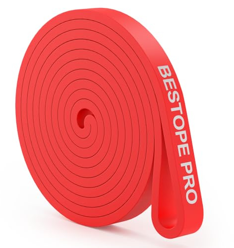 BESTOPE ST027R - Fascia di resistenza, per uomo e donna, taglia L, colore: rosso