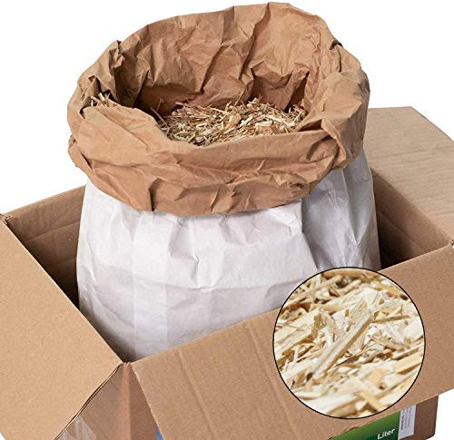 Jumbogras® Rindenmulchersatz, aus reinem Häckselgut - pH neutral, unkrautbekämpfend, für Sensible Pflanzen geeignet, 100% Biomasse mit bodenverbessernden Eigenschaften, 2x40 L - Made IN Austria