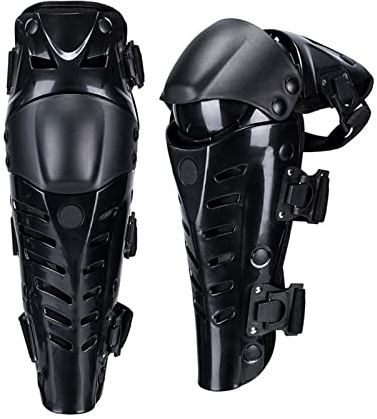 Rodilleras De Motocicleta, Protector Rodilla Moto Ajustable Crash A Prueba De Choque Buena Transpirabilidad Motocross Motocicleta Ciclismo Rodilleras Protección Espinilleras Para Adultos, 2 Piezas
