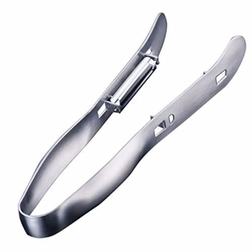 Stainless Steel Asparagus Peeler with Double Blade, Multi-Functional Vegetable Peeler, Asparagus Skin Remover for Carrots, Parsnip, Cucumber