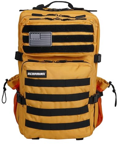 ELITRAINX Zaino 45L Tattico Militare USA Impermeabile Sport, Cabina Aereo, CrossTraining, All'aperto Sport Palestra Portatile by ELITEX TRAINING