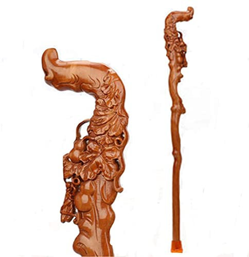 Gehhilfen für Senioren, ältere Menschen, Krücken, Gehhilfen, umweltfreundliche Holzmaterialien, ergonomische Griffe, geeignet für Menschen mit Beinbeschwerden, Wandern usw. Rollator Walker, langlebige