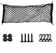 Car Boot Net Car Net Storage Nylon Trunk Storage Net Adjustable Elastic Organizer Net for Car Interior Roof Storage Luggage Rear Boot Suv Groceries Motorhomes Universal
