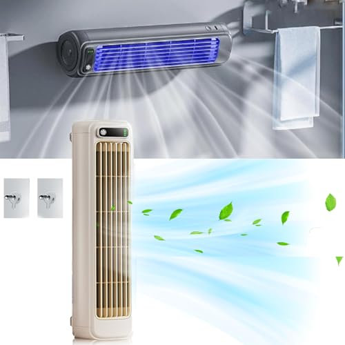 Outfany Cooling Ace, Mini Klimaanlage Leise Mit 3 Geschwindigkeiten, Ladeversion Umwälzung Wind Luftkühler, Geeignet Für Outdoor, Reisen, Camping, Büro, Zimmer, Küche (Weiß-A)