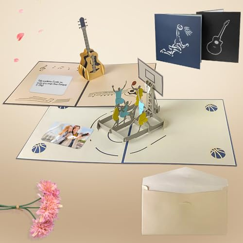 YINYIFANS Gestalte Deine Persönlichen Fotogrußkarten,Individuelle 3D-Karten für Geburtstage,Jahrestage,Muttertag,Vatertag,Thanksgiving,Halloween,Weihnachten,Valentinstag und Beste Freunde (Stil 1)
