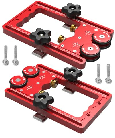 Roulette de rouleau de roulement de presse de scie à table, rouleau de stock à roue double de 160 mm avec guide de rouleau de roulement à roue unidirectionnelle en alliage d'aluminium (2)