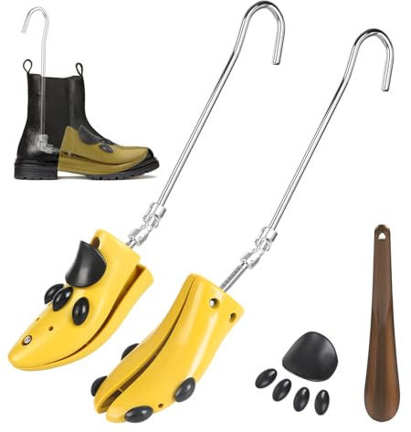 XLRAJKSP Boot Stretchers for Cowboy Boots Shoe Stretcher Adjustable Boot Stretcher Men Women (for Men’s Size 7.5-13, Women’s Size 9-14)