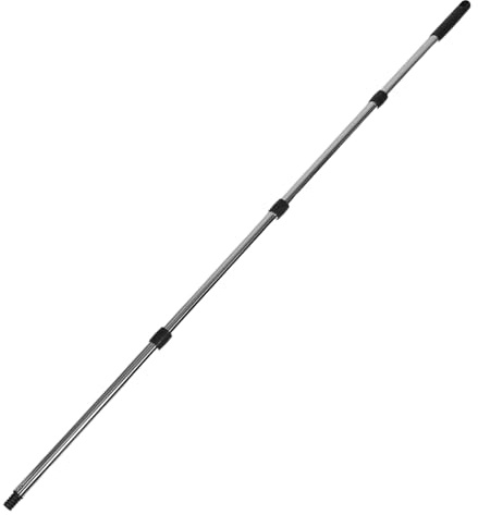 FUTUREORYY Professional Gutter Cleaner with Section Telescopic Pole Durable Roof Cleaning Scoop for Removing Leaves and Debris Leaf Removal Tool with Pole Adapter for Efficient Gutter
