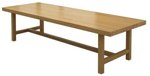 Tavolo da conferenza rettangolare in legno massello, grande scrivania multiuso per ufficio e soggiorno, elegante (160 x 70 x 75 cm), perfetto per riunioni e spazi di lavoro