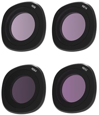 ZLiT ND8 ND16 ND32 ND64 Filter for DJI NEO 2 Drone Lens Protection Filters Set (ND8 ND16 ND32 ND64 Filter)