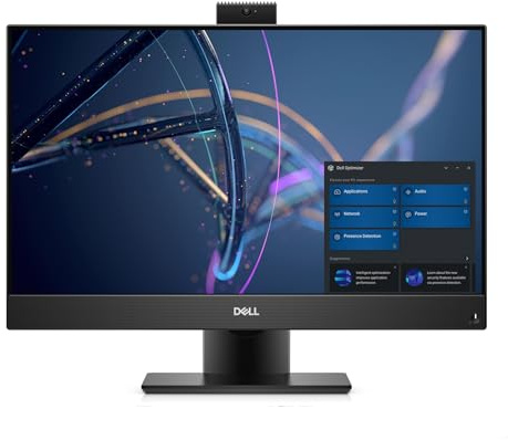 Dell OptiPlex 24 5400 23.8” FullHD All in One PC – i5-12500 (6 Core, 3.0/4.6GHz), 1TB PCIe Gen 4.0x4 NVMe, 16GB DDR4, Intel UHD Graphics, SD Card Reader, GbE, WIFI 6E & BT5.2, Windows 11 Pro (Renewed)