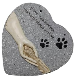 Zambuph Gedenkstein für Hunde, Grabstein mit Pfotenabdruck, einzigartige und berührende Details. Einzigartiger und bedeutungsvoller Grabstein für Haustiere.