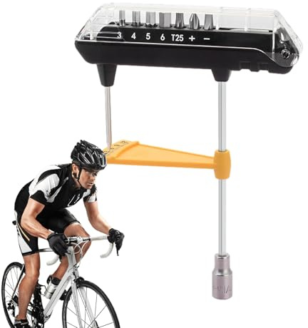 Juego de llaves dinamométricas para bicicleta, equipo ergonómico de ciclismo de alta dureza, herramienta de llave dinamométrica de bicicleta, para montaje de mantenimiento de bicicletas de