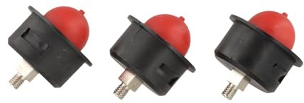 JoyousMall Lawn Mower for primer Bulb Replacement, 3pcs Red Black Engine for primer Bulb for T375 T475 T575 T675 P-65-05-10-000-01