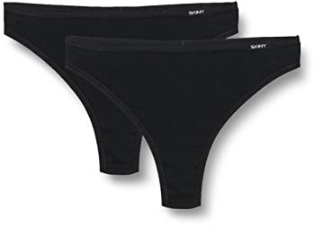 Skiny - string - dam, svart, 38
