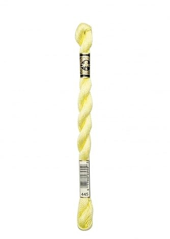 DMC Perlgarn aus Baumwolle, Größe 5, 445, 1 Stück.