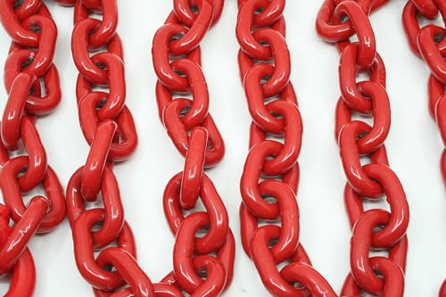 Joma-Tech | Forstkette Meterware rund | Gliedstärke: 8 mm | Länge: 10 m | Rückekette für Forstarbeiten & Holzrückung | Rot