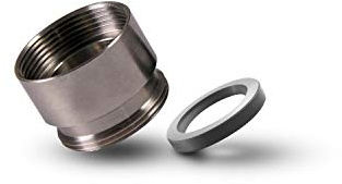 Alb Filter GEWINDEADAPTER M22 IG auf AG Verlängerung 17 mm Edelstahl | Verlängerungsstück M22 IG auf AG 17 mm für Wasserhahn, Edelstahl, Made in Germany