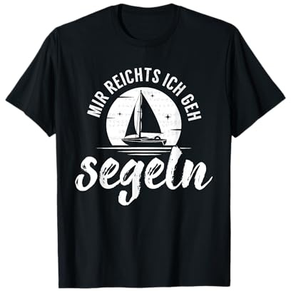 Segelboot Skipper Ich geh segeln Skipper Segler Geschenk T-Shirt