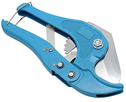 Supertool Kunststoff-Rohrabschneider, 42 mm, für PVC, CPVC, PEX, PE, PPR, blau
