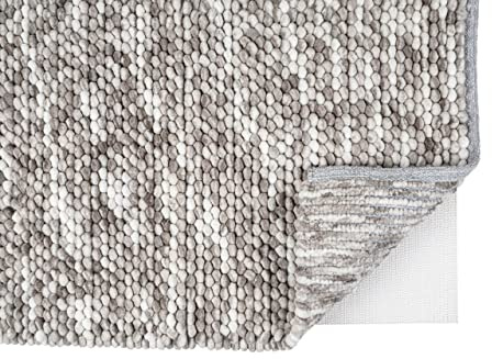 WENKO Anti-Rutsch Teppichunterlage von robuster Qualität und individuell zuschneidbar, geeignet für Verschiedene Bodentypen wie Laminat oder Keramik und Fußbodenheizung, (B x T): 70 x 140 cm, Weiß