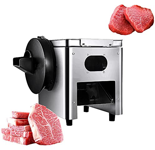 Cortadora eléctrica Comercial de Carne y Verduras de 850 W, cortadora de Carne, cortadora de Alimentos, fácil Limpieza, CE/FCC/CCC/PSE (Hoja de 15 mm)