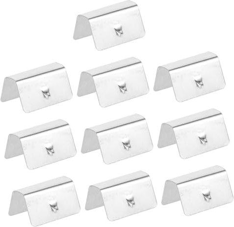 SOESFOUFU 10stücke Auto Wind-regenabweiser-Metall-Clips Dachgepäckträger-windabweiser-Clips Regenabweiser-Clips Windabweiser-Befestigung Windabweiser-Halterung