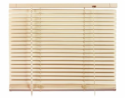 TENDA VENEZIANA TENDE VENEZIANE CREMA PARASOLE PER FINESTRE IN PVC CM 120X250