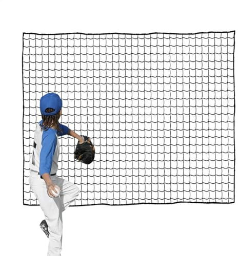 Baseball Hitting Net, 9.8x9.8Ft Softball Practice Net, Durable Training Equipment, Backstop Netting for Pitching, Batting, and Fielding, Baseball Accessories for Kids & Adults.