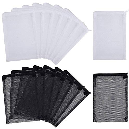 Iyalezirk 16 Filtranti Media Acquario Parti Serrie, Filtro Media in Nylon con Chiusura (per Particolare), Palle Bio