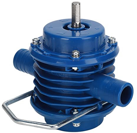 Electric Drill Pump, Self Priming Hand Pump, Self Priming Water Pump Attachment, 0.83in Outer Dia, 0.62in Inner Dia, for Electric Drills Above 350W, for Water Transfer