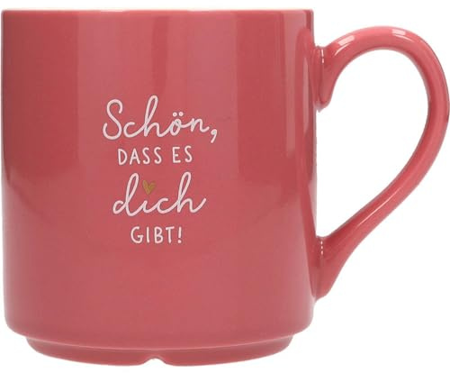Depesche 0013594-013 Lieblingsbecher Motiv Nr. 13, Henkeltasse mit Spruch, 300 ml, aus Porzellan, teilweise mit Goldfolie und Innendruck