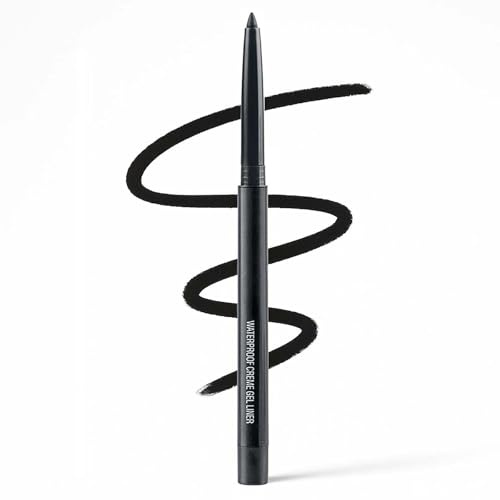 Intense Black Eyeliner Pencil Waterproof Long-Lasting Eye Liner Pencils for Makeup Tool, Fine Tip for Precise Lines, Quick-Dry Formula, High Matte Finish