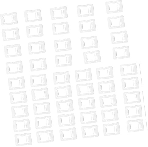 Lot de 50 stabilisateurs de sortie transparents faciles à utiliser sur la prise de courant vacillante - Inserts robustes pour garder les prises sécurisées