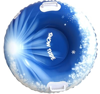 Schneerutschen Für Erwachsene - Robustes Luftschlauch Mit Griffen | Freizeitspielzeug Für Schlittenfahrten Eislaufen Abenteuersport,Eislaufen Skiangeln Sand Weihnachten