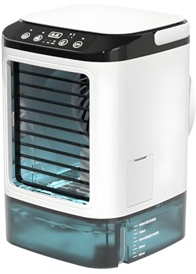 Ventilador de aire acondicionado de escritorio con rociadores de niebla, pequeños enfriadores de aire móviles, humidificación del hogar, ventilador de refrigeración por atomización, pequeños
