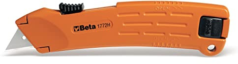 Beta 1772H - Cutter a lama retrattile di sicurezza fornito con 2 lame