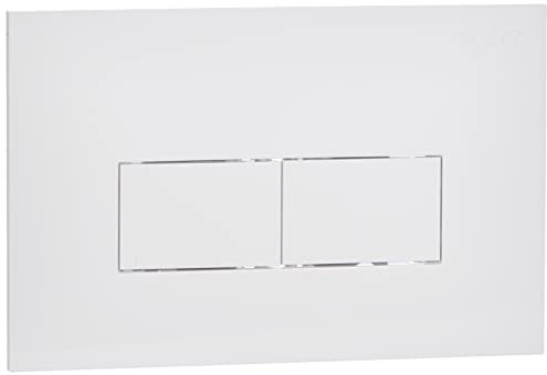 Pucci 80130560 Placca bianca a 2 pulsanti (cm 28x18) mod. Linea per cassetta incasso mod. Eco