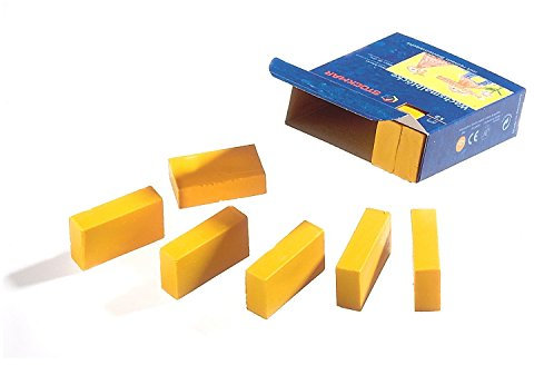 Stockmar Wachsmalblöcke - Einzelfarben - 12 Blöcke, Rotbraun