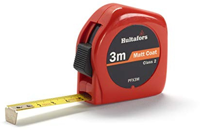 Bandmaß 3m I Hultafors I Make in UK I 3m Premium Handwerkermassband I 366003